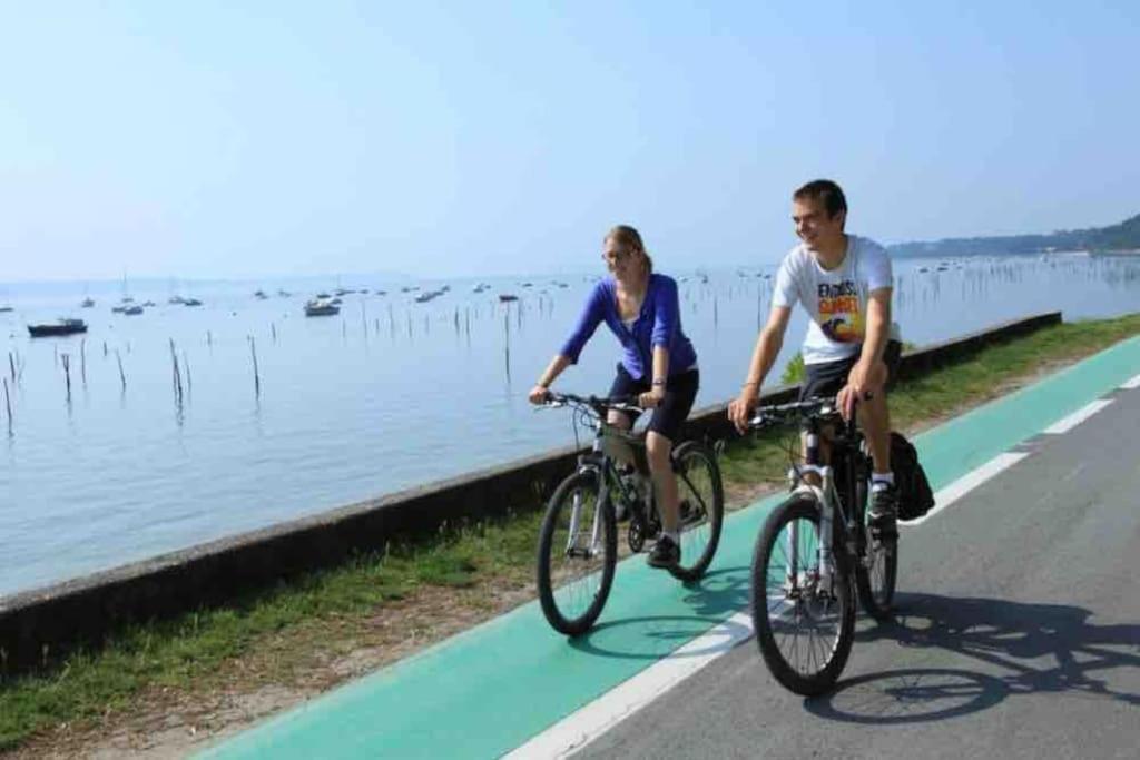 Maison A Arcachon Avec Piscine Hors-Sol Bagian luar foto